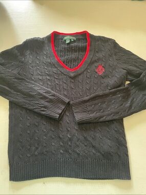 Lauren Active Ralph Lauren v neck sweater size medium